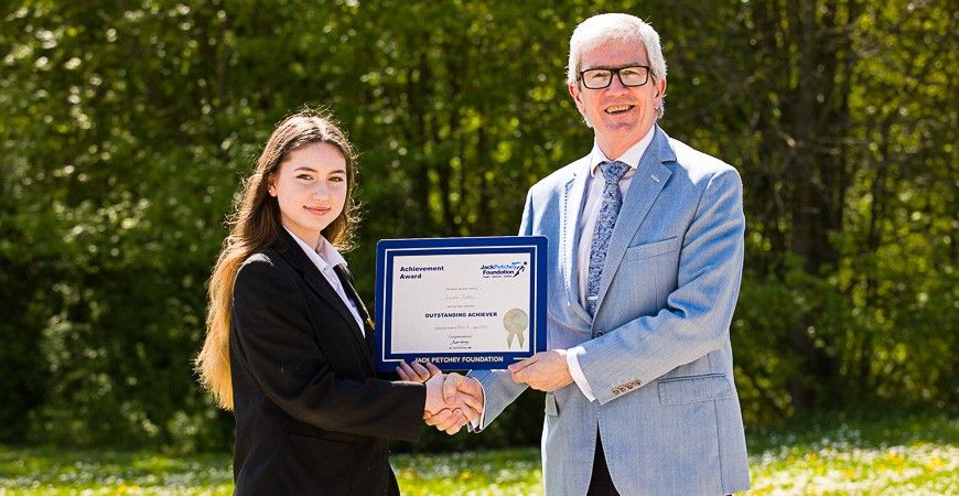 Lauren Turley - Jack Petchey Award Winner March 2018
